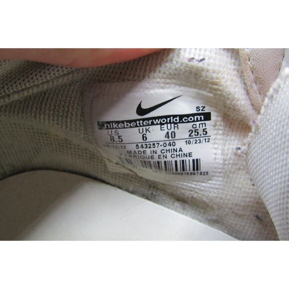 NIKE Sky Hi Dunk Womens Sz 8.5 Pink Shimmer Lace Up Hidden Wedge Sneaker - Picture 10 of 11